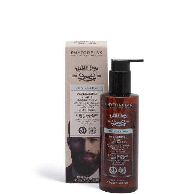Barber Shop Detergente 2 In 1 Barba-Viso Phytorelax 200ml