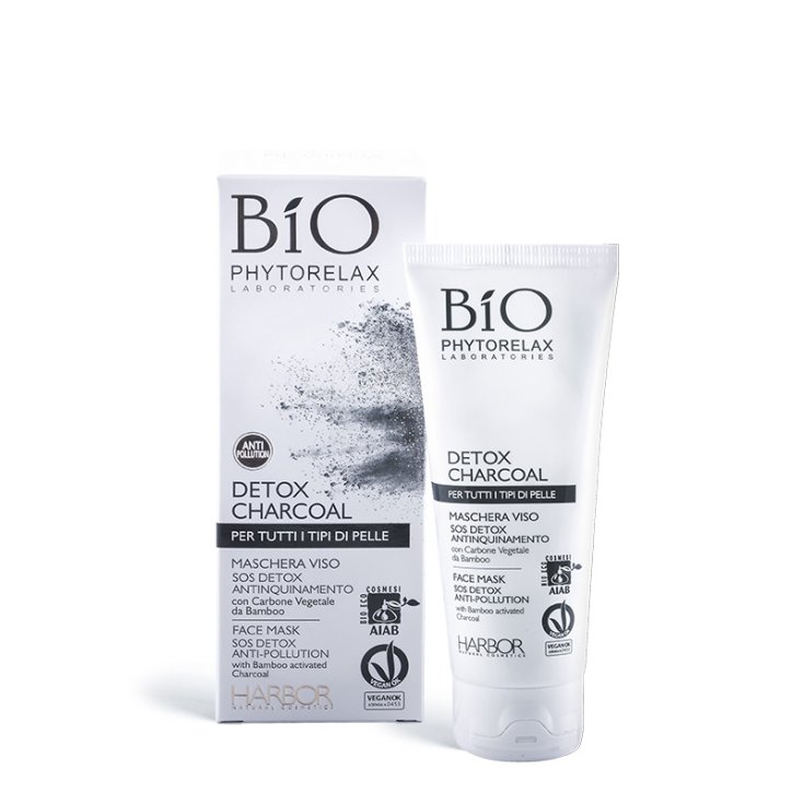 Detox Charcoal Maschera Viso Bio Phytorelax 75ml