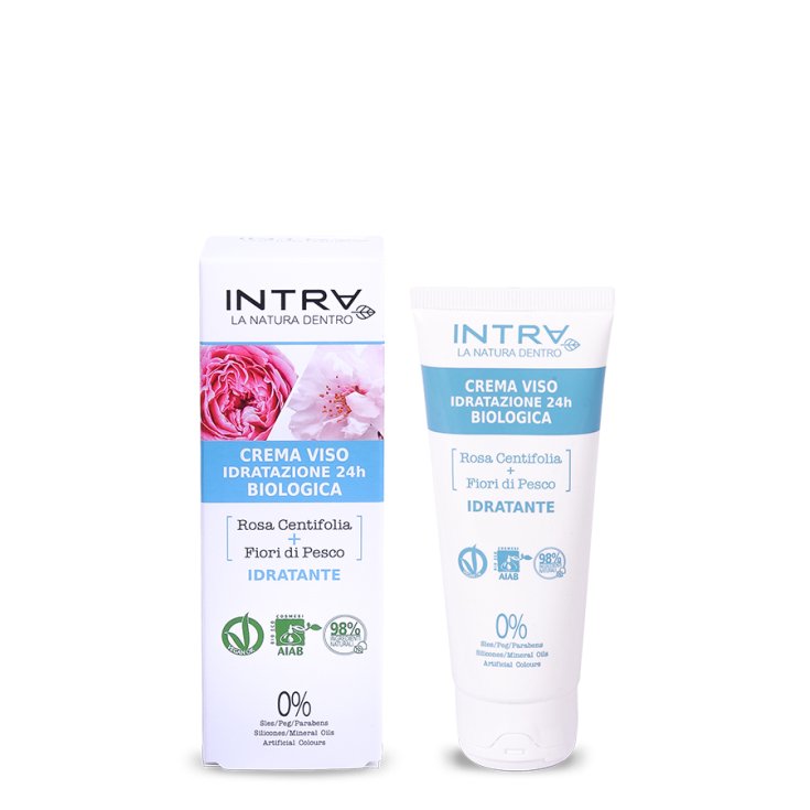 Crema Viso Idratazione 24h Biologica Intra 50ml