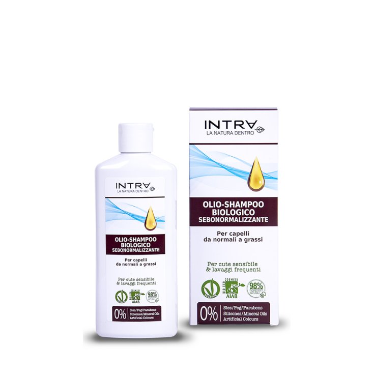 Olio-Shampoo Biologico Sebonormalizzante Intra 200ml