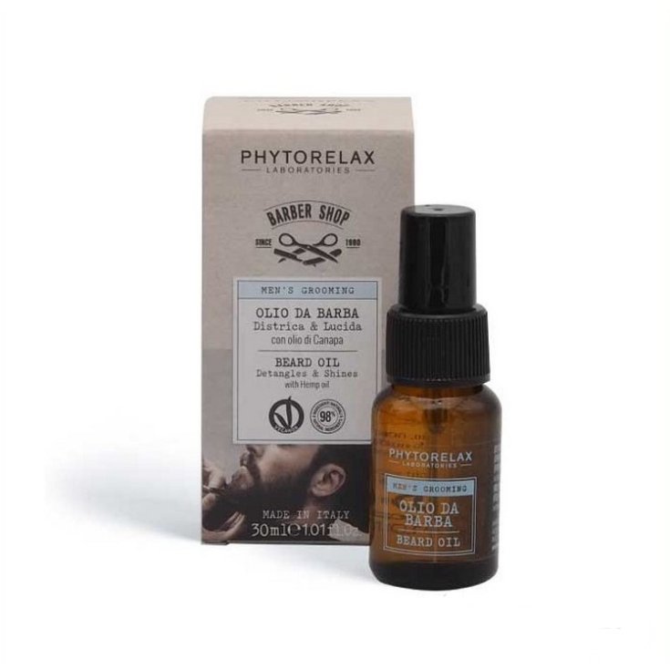 Barber Shop Olio Da Barba Con Olio Di Canapa Phytorelax 30ml