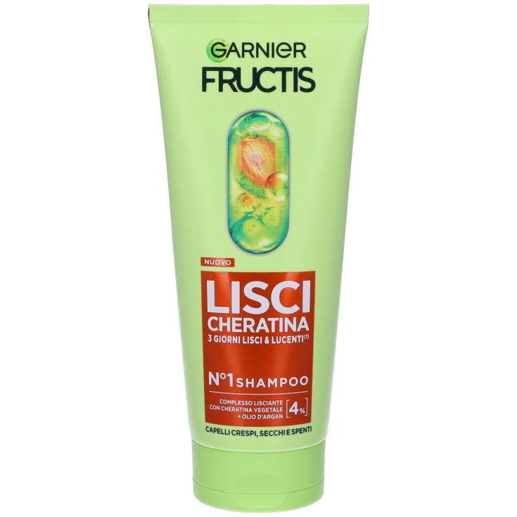 Fructis Keratin Sleek Shampoo Garnier 200ml