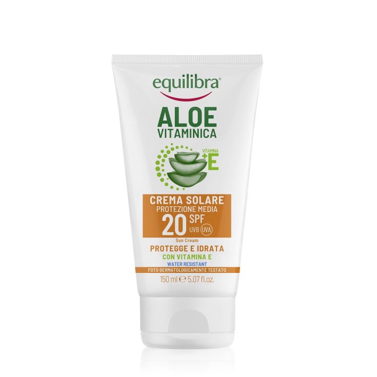 Aloe Vitaminica Crema Solare Corpo Spf20 &nbsp;Equilibra 150ml