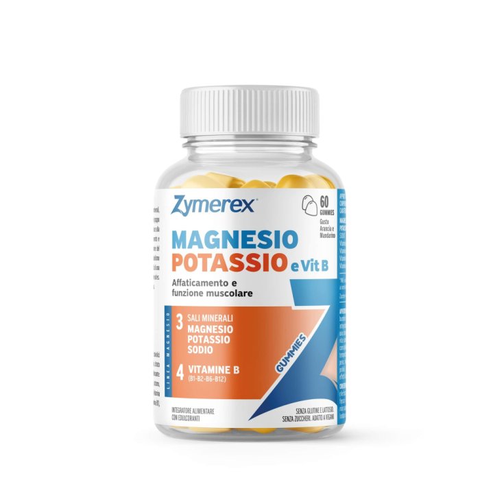 MAGNESIO POTASSIO e VIT B6&nbsp;Zymerex&reg; 60 Gummies