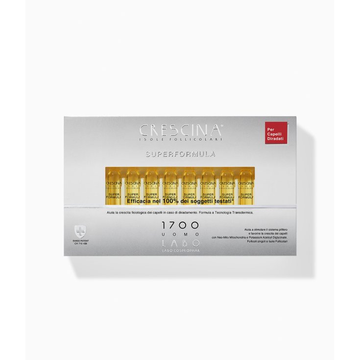 Crescina Isole Follicolari Superformula 1700 Uomo Labo Cosprophar 20 Fiale