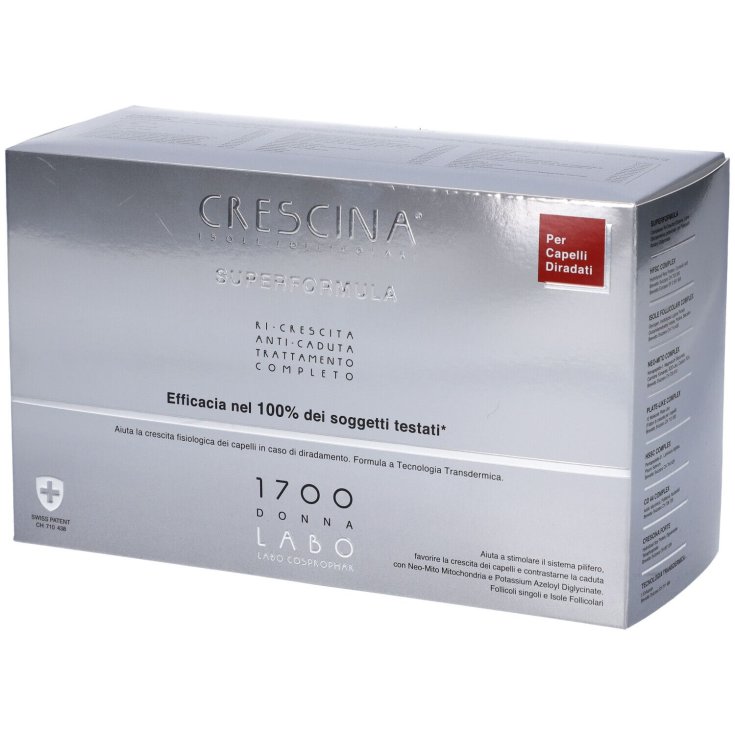 Crescina Isole Follicolari Superformula 1700 Donna Labo 20+20 Fiale