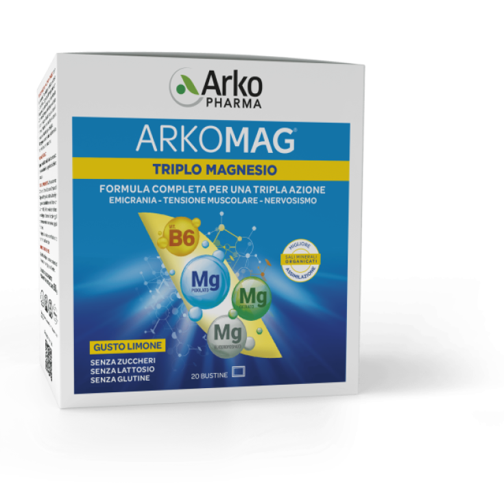 Arkomag&reg; Triplo Magnesio ArkoPharma 20 Bustine