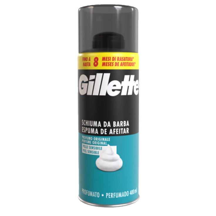 Existing Schiuma Da Barba Pelli Sensibili Gillette 400ml