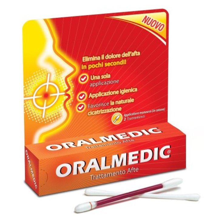 ORALMEDIC Trattamento Afta 0,35ml + 4 Applicatori