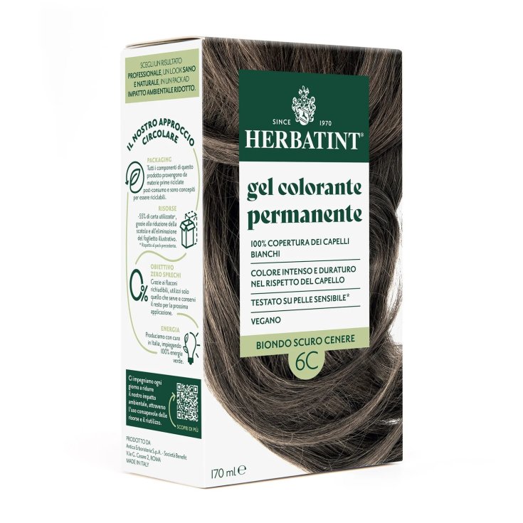 Gel Colorante Permanente 6C&nbsp;Biondo Scuro Cenere Herbatint