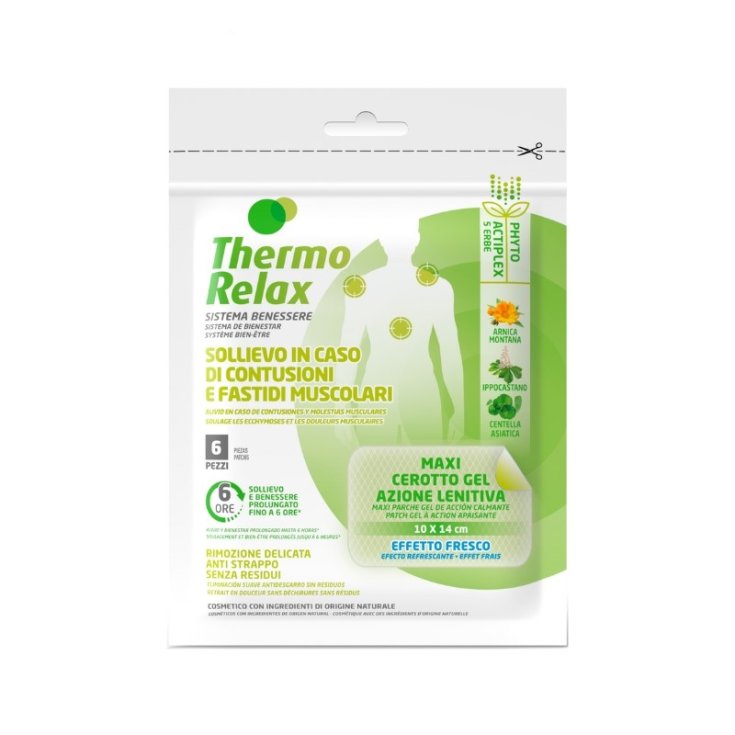Maxi Cerotti Gel Azione Lenitiva Thermo Relax 6 Pezzi
