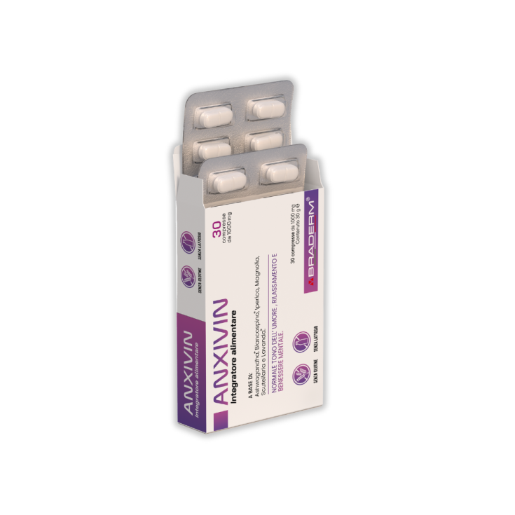 Anxivin Braderm 30 Compresse