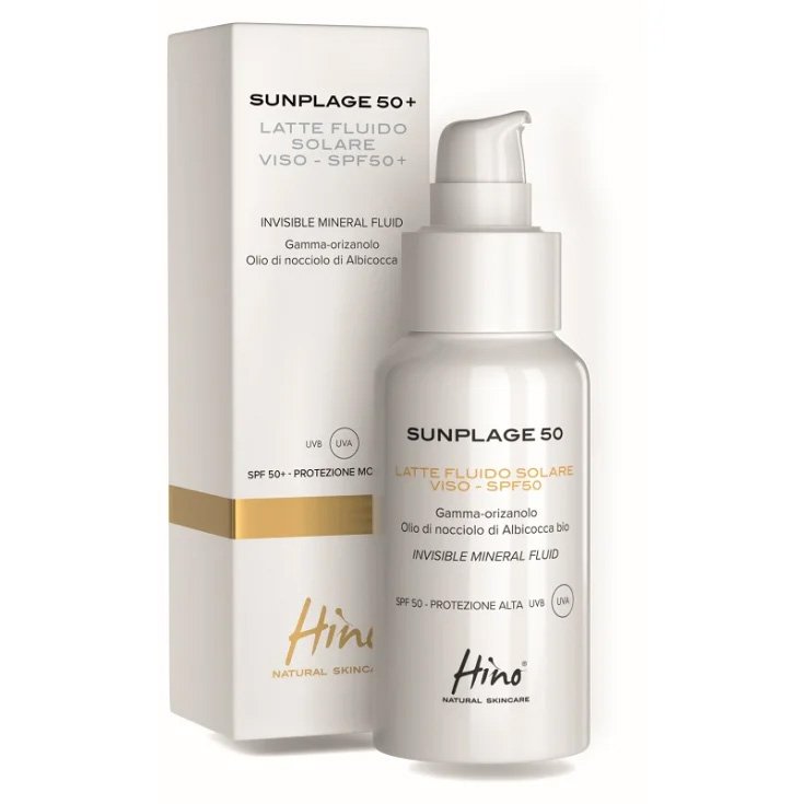 SUNPLAGE SPF50+ Latte Solare Viso Hino&reg; 50ml