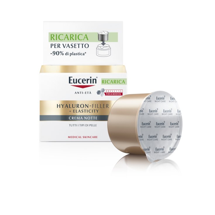 Eucerin Hyaluron Filler + Elasticity Crema Notte Refill