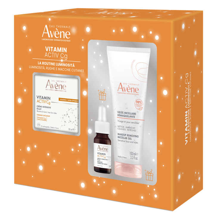Eau Thermale Avène Cofanetto Natale Luminosità Vitamin Activ Cg, Rughe, macchie Cutanee Eau Thermale Avène Cofanetto Natale Luminosità Vitamin Activ Cg, Rughe, macchie Cutanee