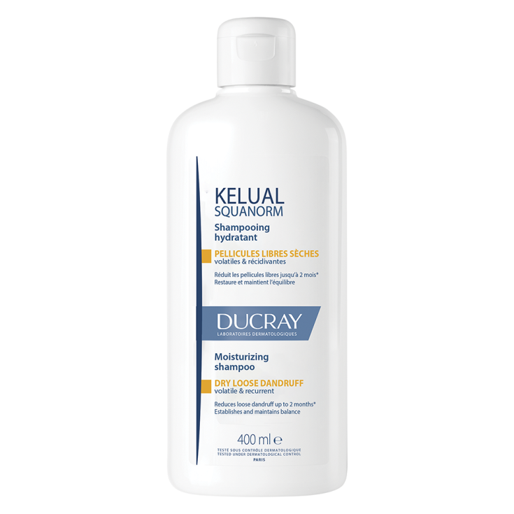 Ducray Kelual Squanorm Shampoo Trattante Idratante Forfora Secca 400ml