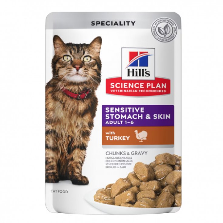 SENSITIVE STOMACH E SKIN FELINE 85 G.  T