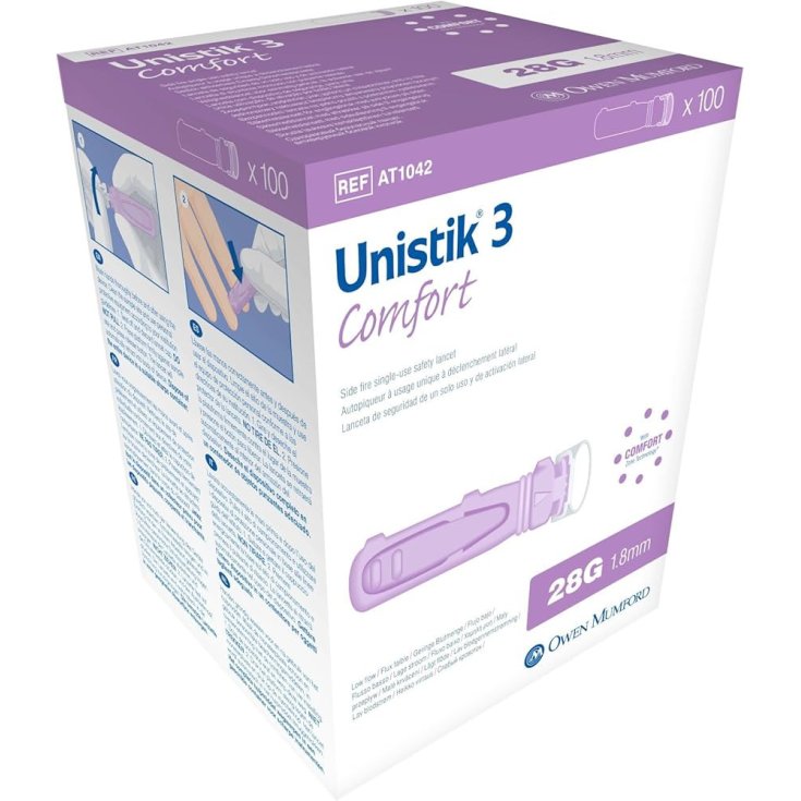 UNISTIK 3 COMFORT 100 LANCETTE