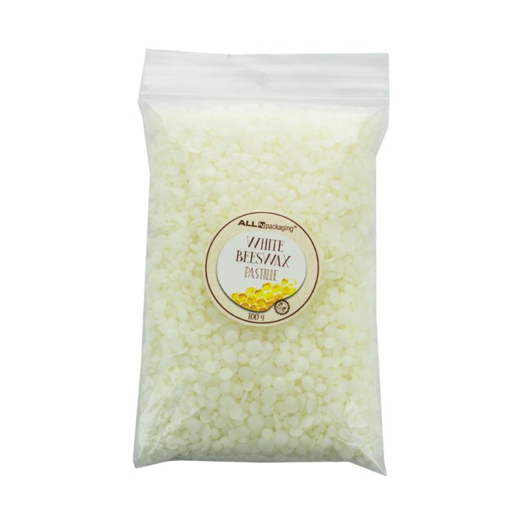WHITE WAX BEES 100G
