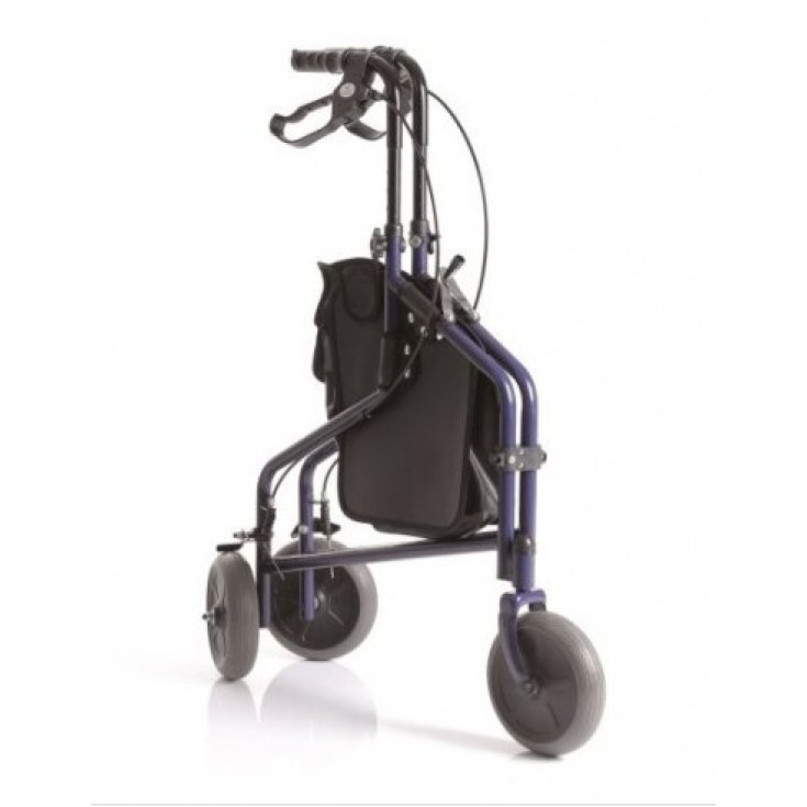 Moretti Spa Cryo Rollator Acciaio 3 Ruote Blu