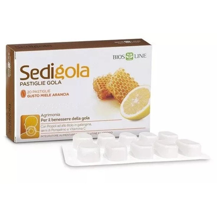 Sedigola Apix Pastiglie Miele Arancia - 20 Pastiglie