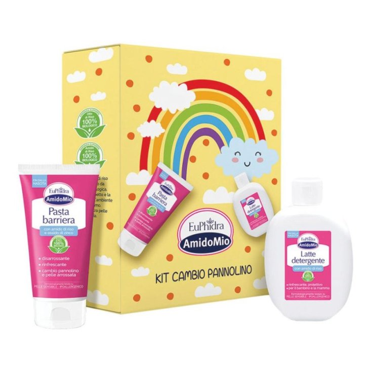 Euphidra Kit Cambio Pannolino: Latte Detergente e Pasta Barriera
