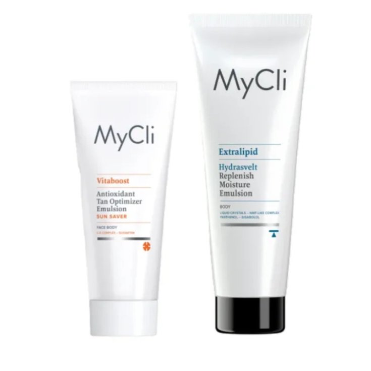 MYCLI MYCLI BODY COMBO HYDRASVELT E VITABOOST SUN SAVER