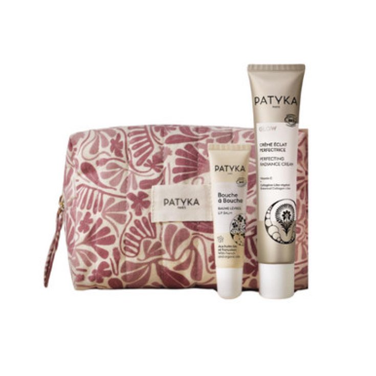 Patyka Trousse Bellezza Festa Crema Perfezionante Glow e Balsamo Labbra