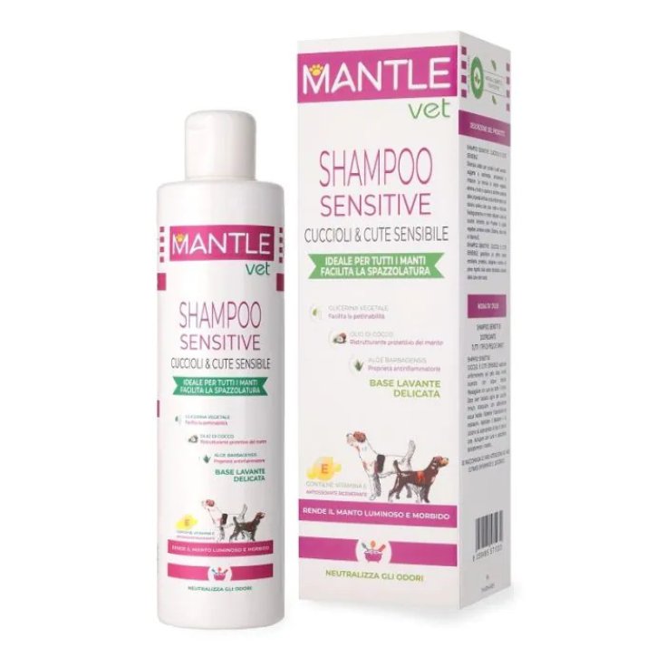 Pharmarei Mantle Vet Shampoo Cuccioli e Cute Sensibile