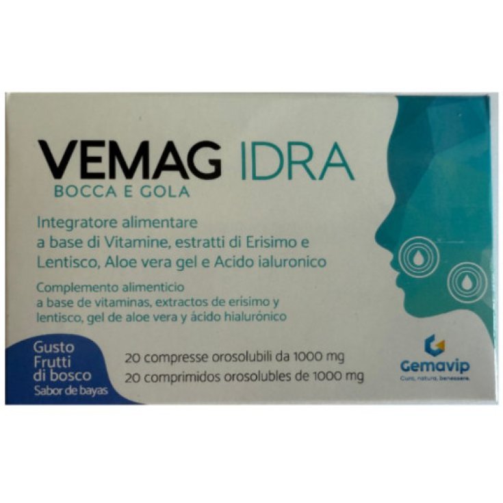 VEMAG IDRA&nbsp;Bocca e&nbsp;Gola&nbsp;Frutti di Bosco 40 Compresse