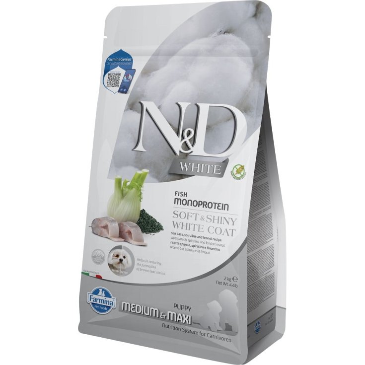 N&D WHITE DOG SEAB/SPI/FEN MED