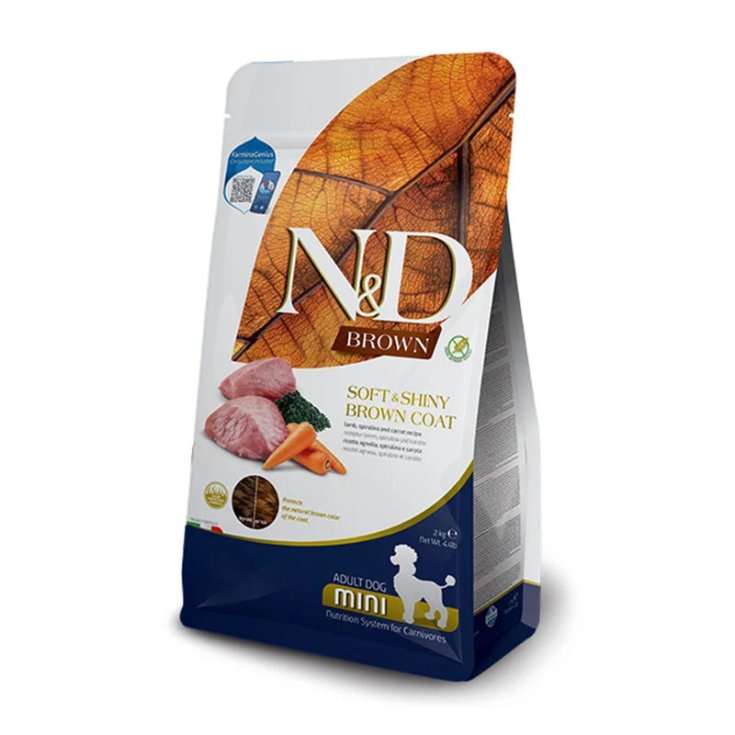 N&D BROWN DOG LAMB/SPI/CAR MED