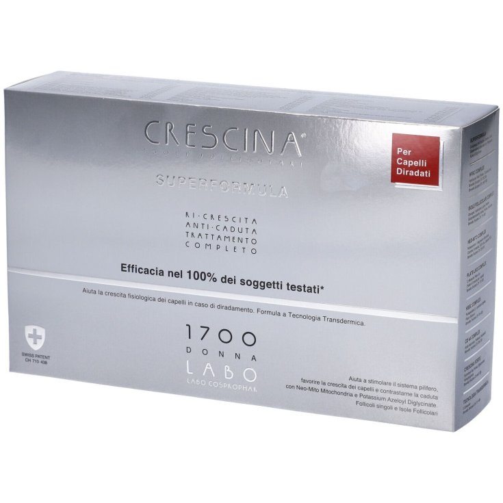 CRESCINA Isole Follicolari Super Formula 1700 Donna TC 10+10 Fiale