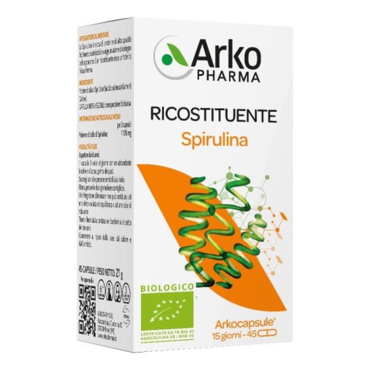 Arko Spirulina Integratore Alimentare 45 Capsule