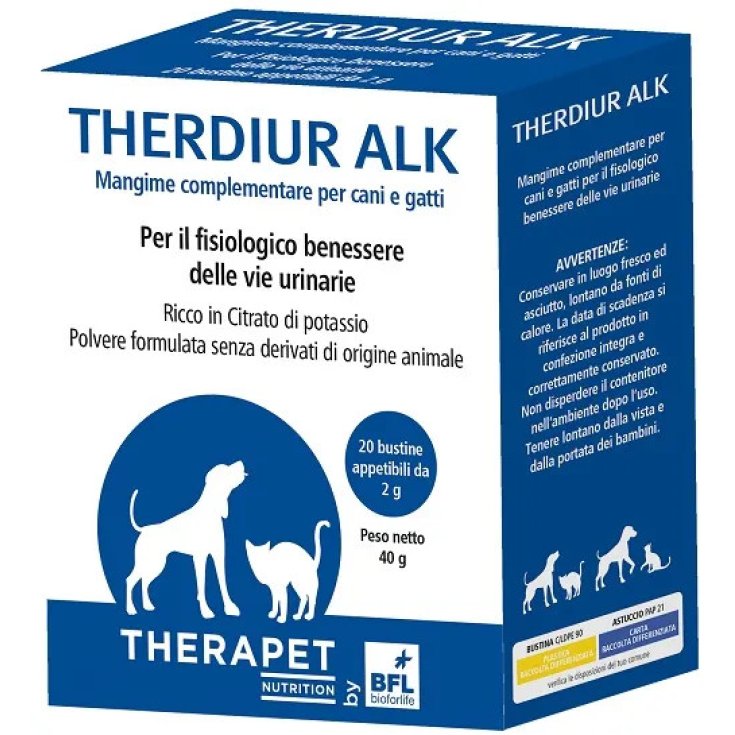 Therapet Mangime Complementare Vie Urinarie Cani Gatti 20 Bustine