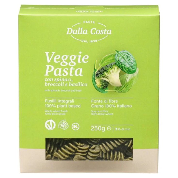 Dalla Costa Veggie Green Fusilli Spinaci Broccoli Basilico