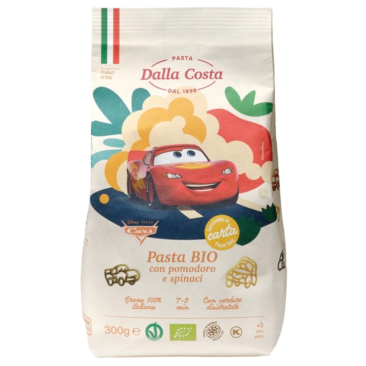 Dalla Costa Alimenti Pasta Tricolore Pomodoro e Spinaci Bio
