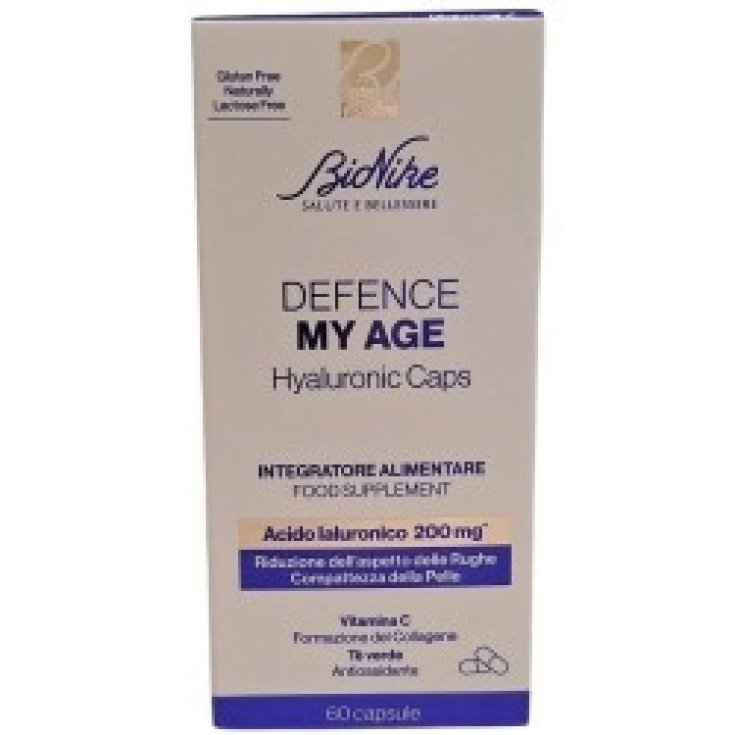 Bionike Defence My Age Hyaluronic Caps Integratore Pelle 60 Capsule