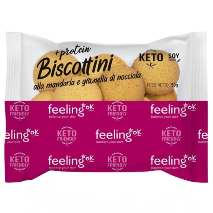 Feeling Ok Biscottini Proteici Mandorla Nocciola