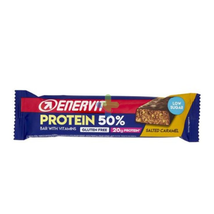 Enervit Barretta Proteica 50% Caramello Salato