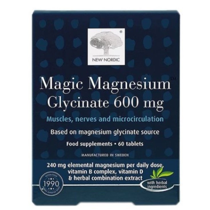 New Nordic Magic Magnesium Glycinate 60 Compresse