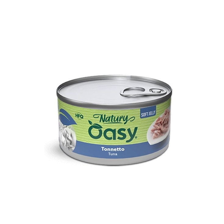 Oasy Natury Soft Jelly Tonno e Gamberetti per Gatti Adulti, 85g