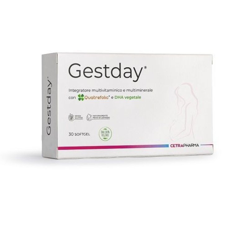 CETRA PHARMA Gestday 30 Softgel Integratore Multivitaminico