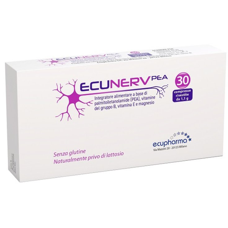 Ecupharma Ecunerv Pea, 30 Compresse, Integratore per Sistema Nervoso