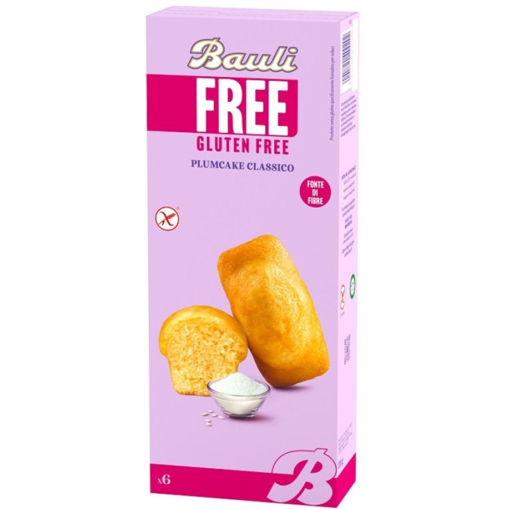Bauli Free Plumcake Classico Senza Glutine 6 Pezzi da 35g
