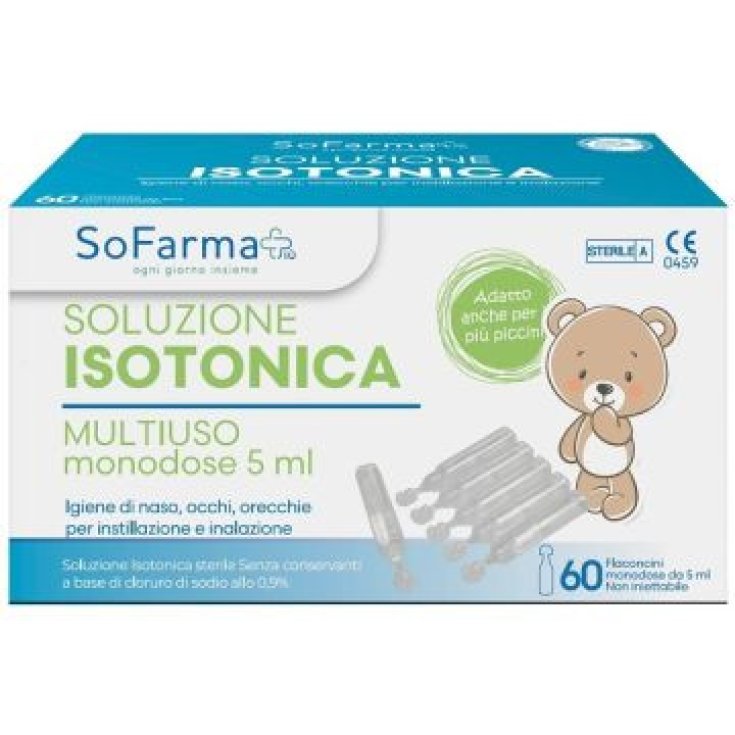So.Farma.Morra Soluzione Salina Isotonica Sterile Monodose 60 Flaconcini