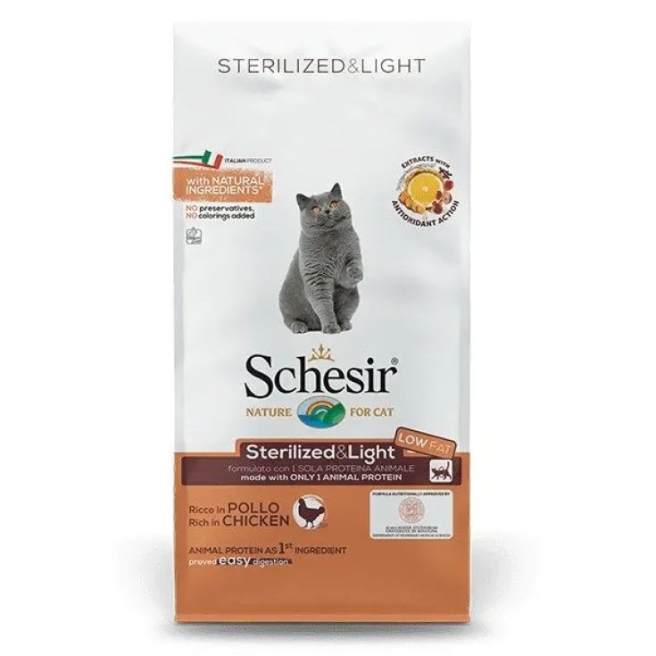 SCHESIR CAT DRY STER POLLO10KG