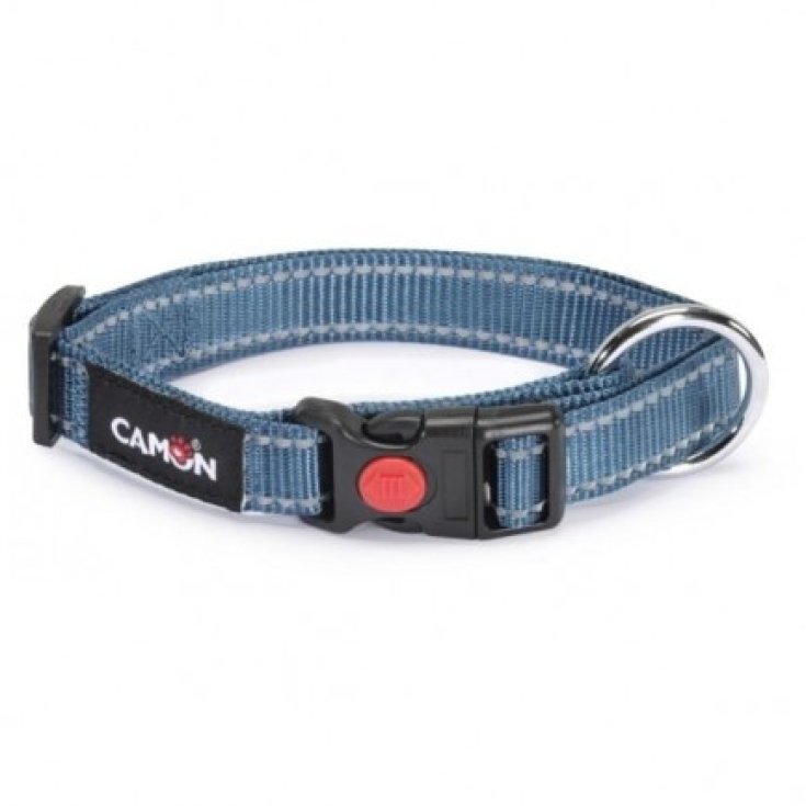 NYLON COLLAR 25X600MM BLUE