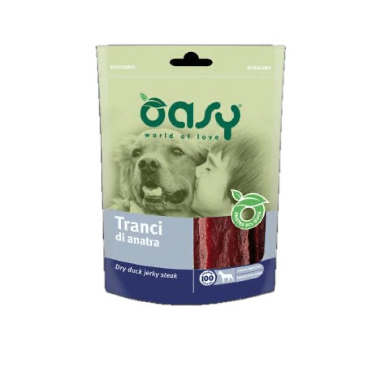 OASY SNACK DOG DUCK SLICES