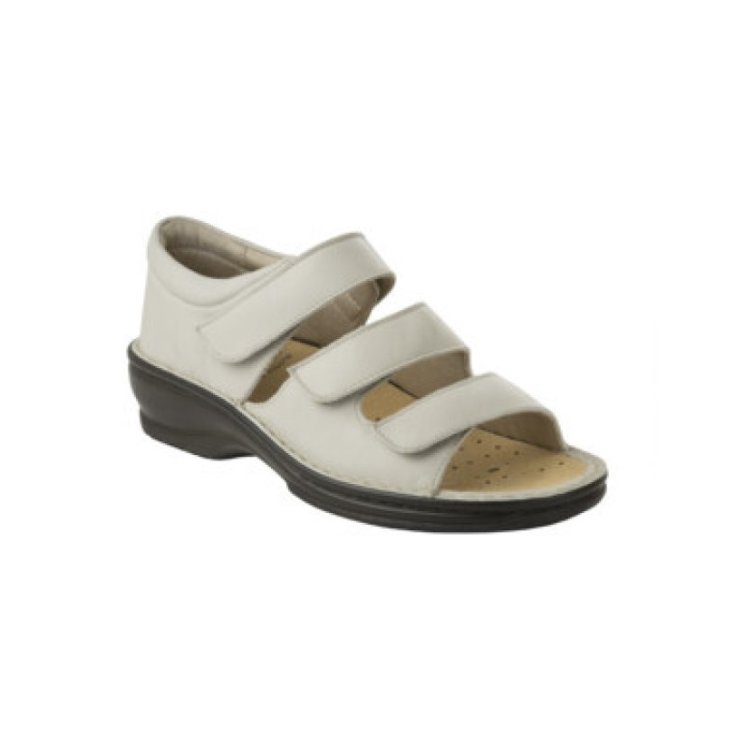 Scholl's Sibille Rei Sandali Donna Comfort in Pelle Off-White Scholl's Sibille Rei Sandali Donna Comfort in Pelle Off-White